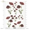 papier-ryżowy-decoupage-maki-łąka-polne-kwiaty-ogród-R0256